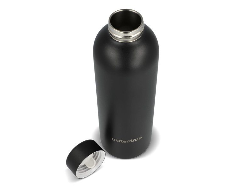 Waterdrop Roestvrijstalen Fles met Stalen dop 600ml Waterdrop Roestvrijstalen Fles met Stalen dop 600ml