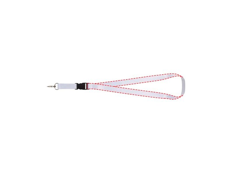 Bucks lanyard in kleur (dubbelzijdig)