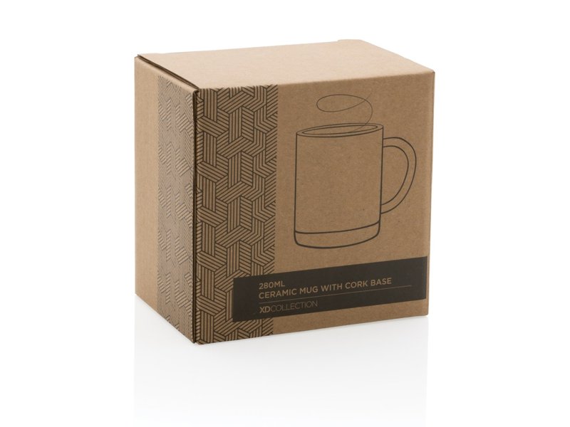 Keramische mok met kurken bodem Keramische mok met kurken bodem