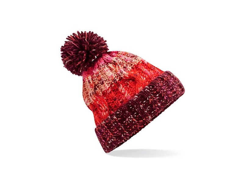 Beechfield - Corkscrew Pom Pom Beanie Beechfield - Corkscrew Pom Pom Beanie