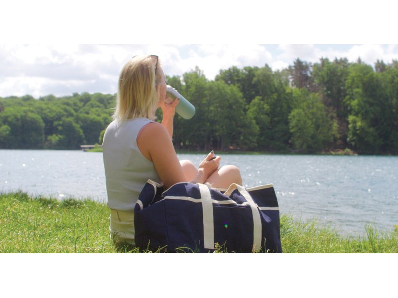 VINGA canvas strandtas Volonne