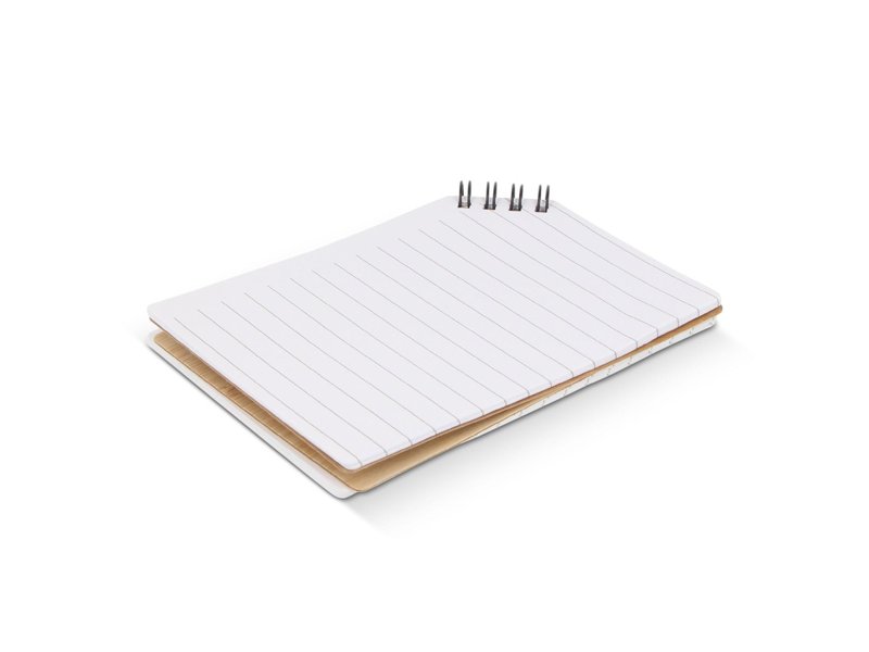 Notitieboek bamboe hoekgebonden A6 Notitieboek bamboe hoekgebonden A6