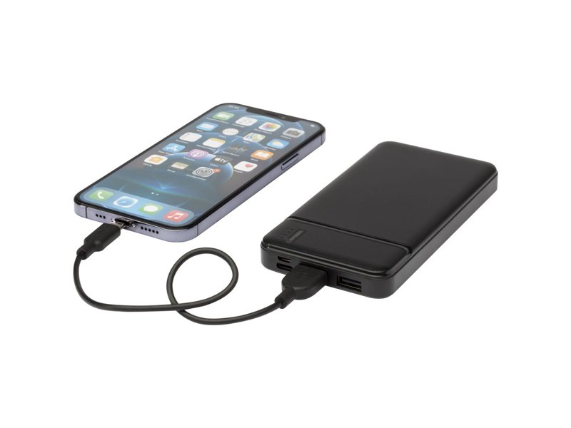 Loop powerbank van 10.000 mAh van gerecycled plastic 