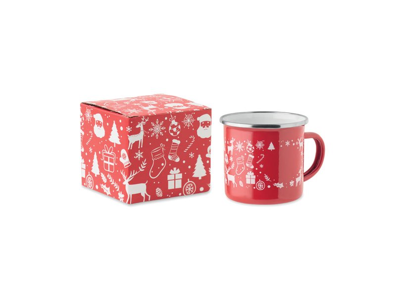 Kerst emaille mok 300ml SEASOMEL