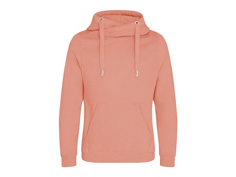 Just Hoods - Cross Neck Hoodie Just Hoods - Cross Neck Hoodie