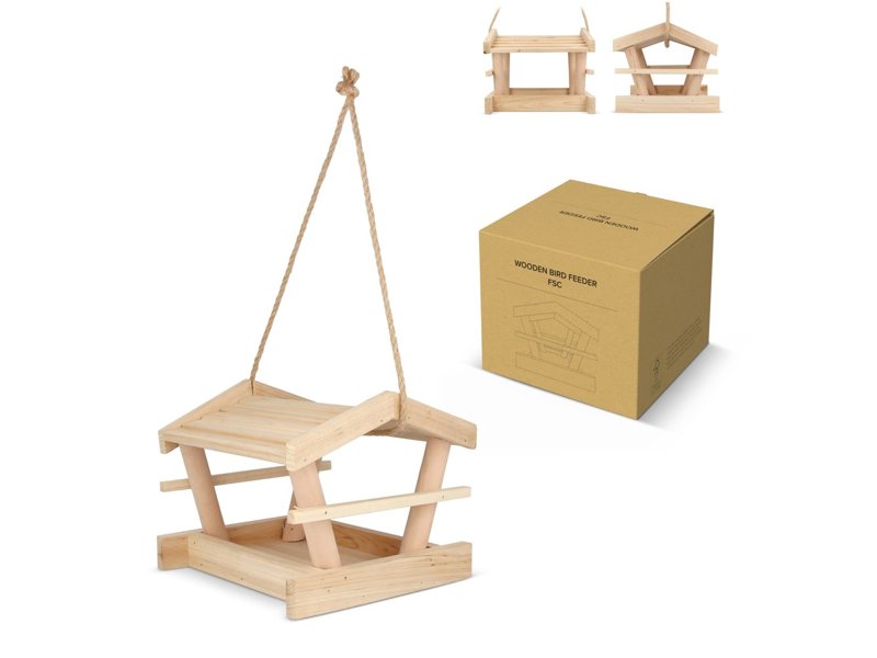Houten Vogelvoederhuisje