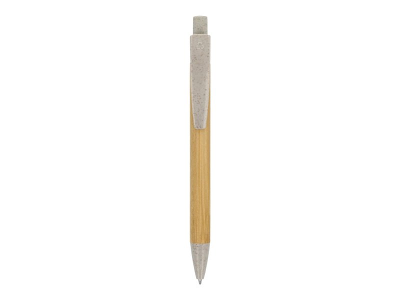 Ball pen bamboe met tarwestro