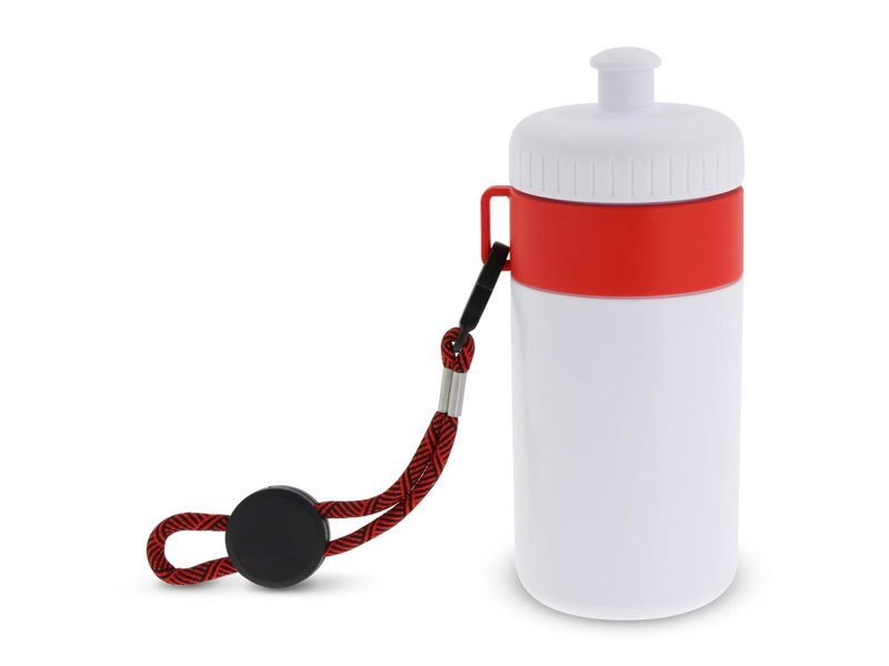 Bidon met rand en koord 500ml Bidon met rand en koord 500ml