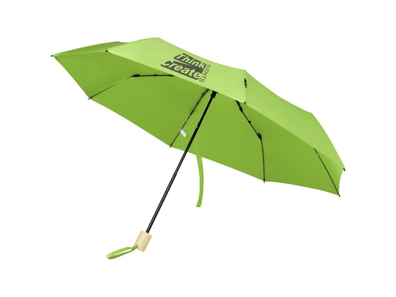 Birgit 21'' opvouwbare windproof gerecyclede PET-paraplu