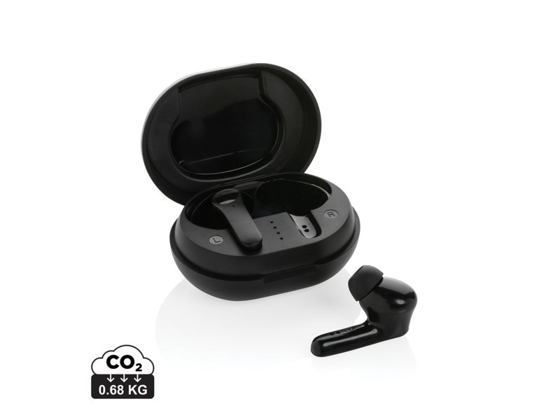 RCS standaard recycled plastic TWS oordopjes RCS standaard recycled plastic TWS oordopjes