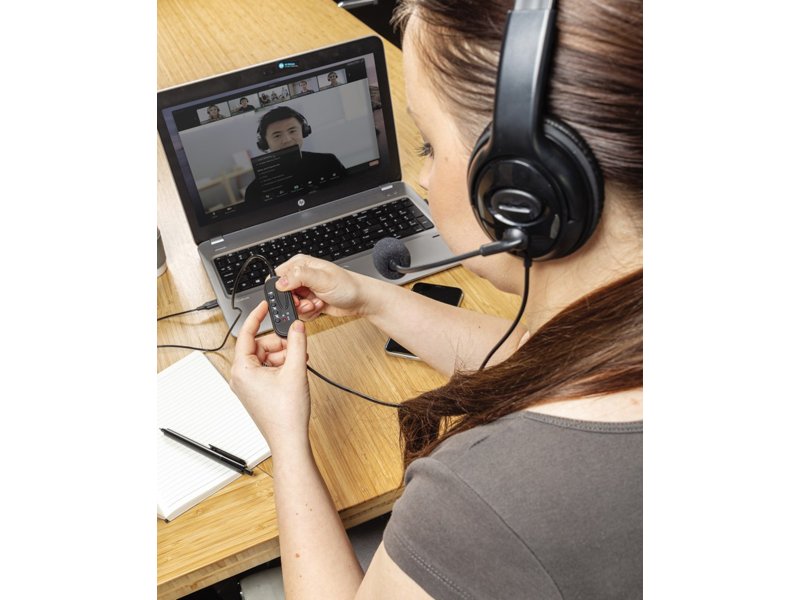 Over ear werk hoofdtelefoon met kabel Over ear werk hoofdtelefoon met kabel