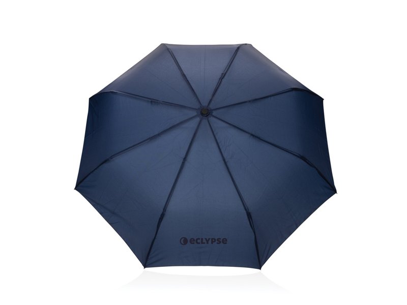 Kaycey 21" AWARE™ RPET Acaciahouten mini auto open paraplu Kaycey 21" AWARE™ RPET Acaciahouten mini auto open paraplu