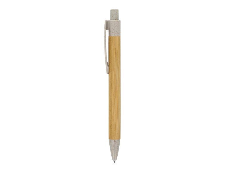 Ball pen bamboe met tarwestro