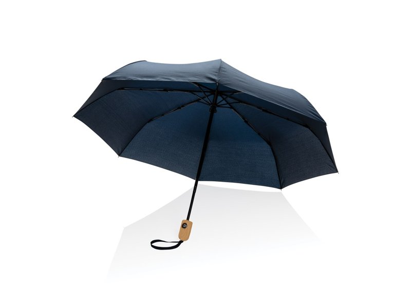 21" Impact AWARE™ RPET 190T bamboo auto open/dicht paraplu 21" Impact AWARE™ RPET 190T bamboo auto open/dicht paraplu