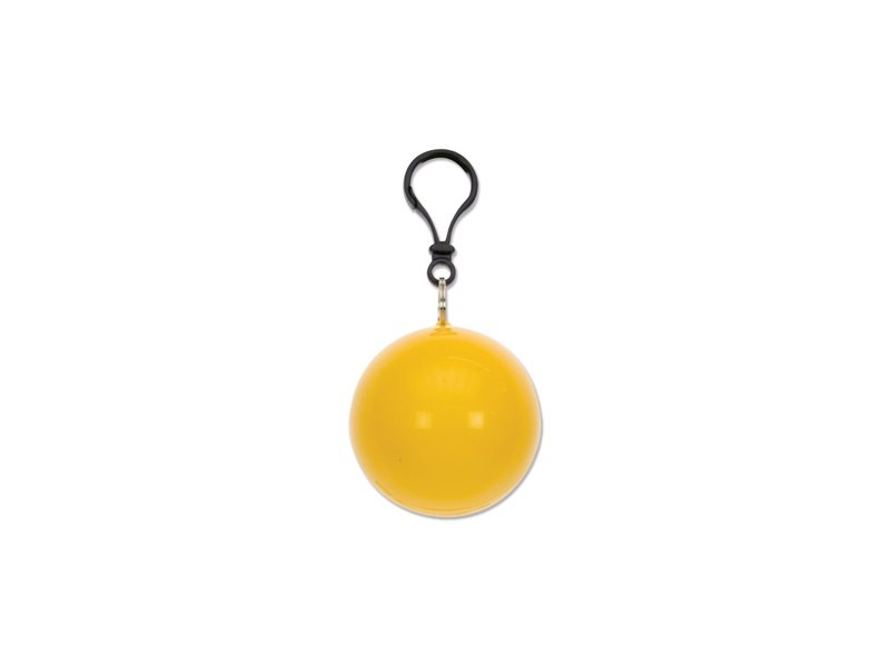 Bal met regenponcho