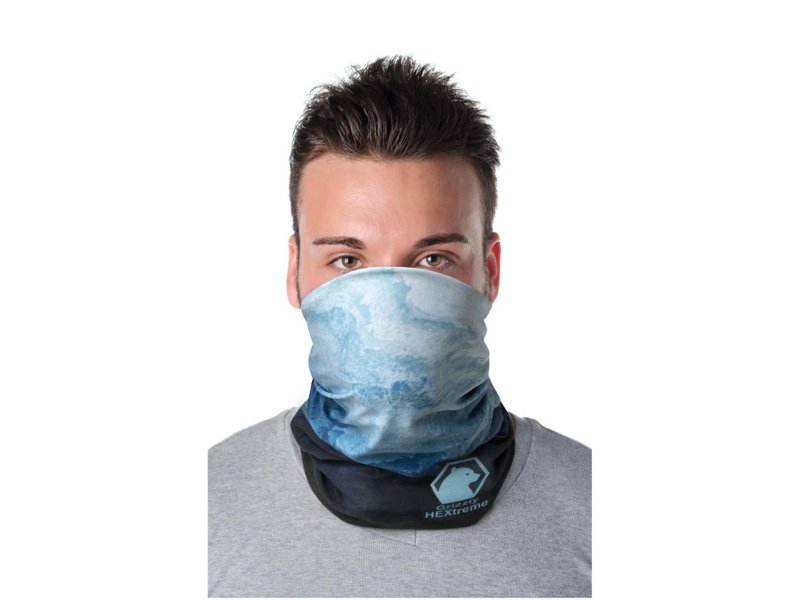 Zoya RPET sublimatie multi-scarf met zomen en fleecelaag Zoya RPET sublimatie multi-scarf met zomen en fleecelaag