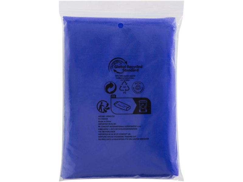 Ontdek de Mayan wegwerp poncho, gemaakt van gerecycled plastic | Totziens Promotions