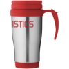 Handige thermosbeker met handvat, snel met eigen logo leverbaar Handige thermosbeker met handvat, snel met eigen logo leverbaar