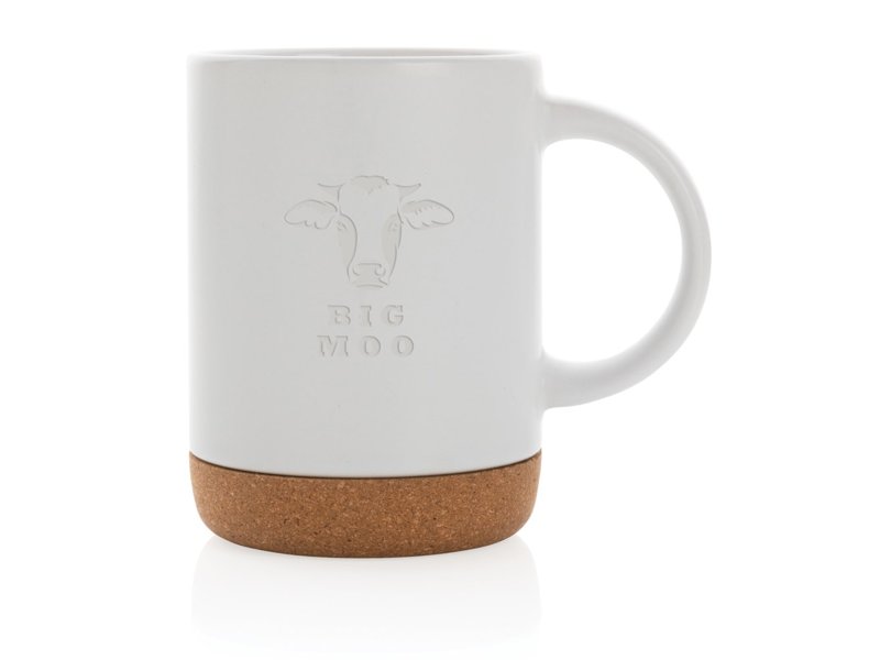 Keramische mok met kurken bodem Keramische mok met kurken bodem