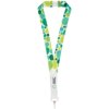 Addie gerecyclede PET lanyard - dubbelzijdige sublimatie