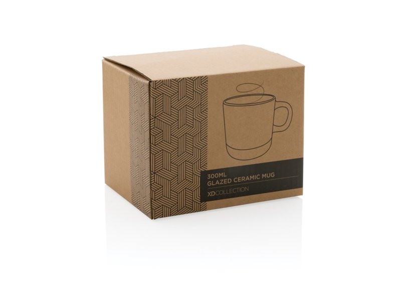 Geglazuurde keramische mok Geglazuurde keramische mok