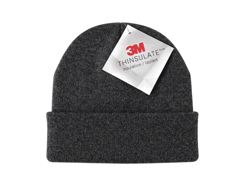 Thinsualte warme wintermutsen, vanaf 25 stuks al leverbaar met uw logo - Borduren -