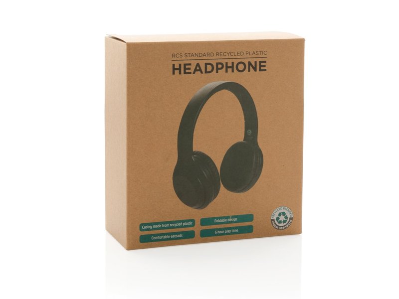 RCS standaard recycled plastic hoofdtelefoon RCS standaard recycled plastic hoofdtelefoon