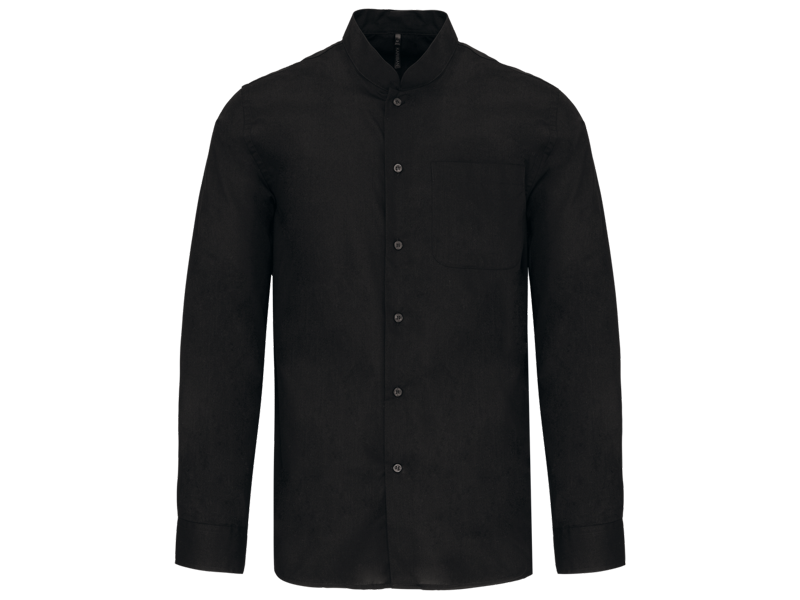 Kariban Herenoverhemd met "Mao" kraag lange mouwen Kariban Herenoverhemd met "Mao" kraag lange mouwen