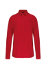 Kariban Heren poplin overhemd lange mouwen