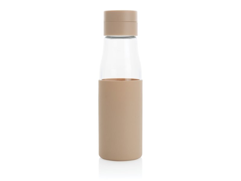 Ukiyo glazen hydratatie-trackingfles met sleeve Ukiyo glazen hydratatie-trackingfles met sleeve