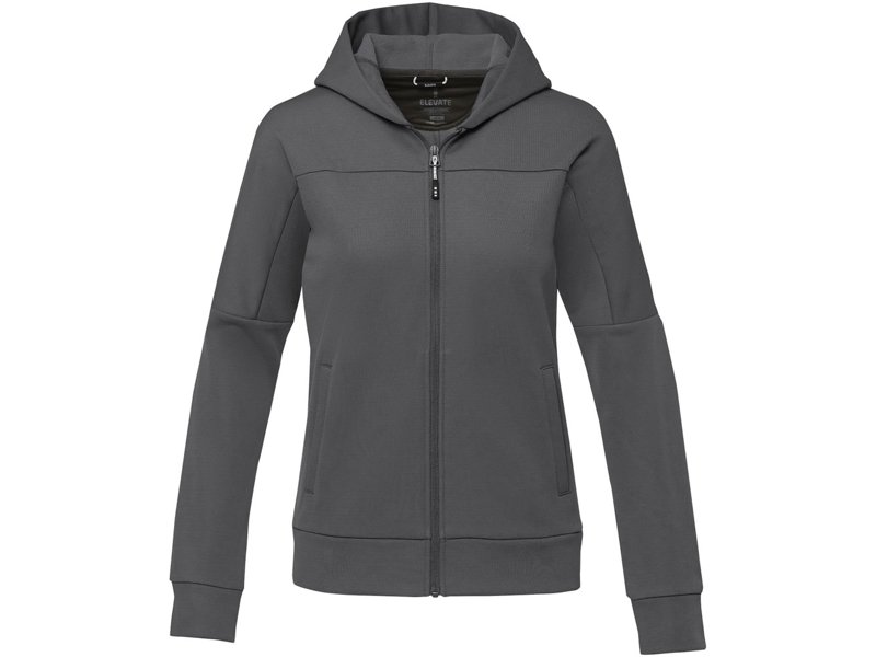 Nubia gebreid performance dames jack met volledige rits