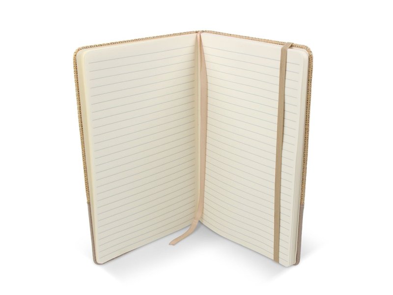 Notitieboek jute R-PET Notitieboek jute R-PET