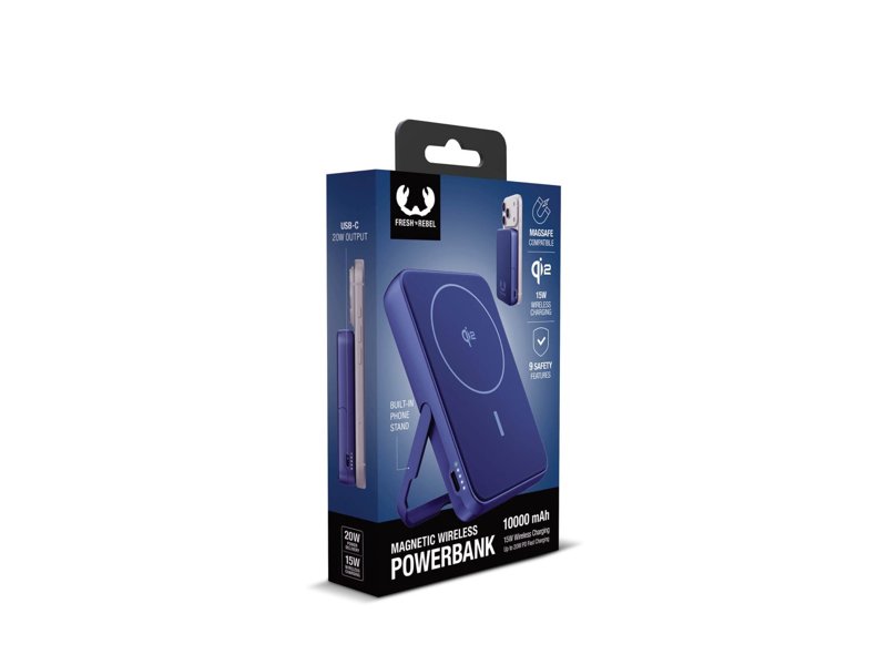 Fresh 'n Rebel Draadloze Powerbank 10000mAh Geschikt voor MagSafe