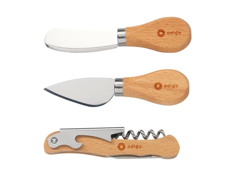 Wooosh Borgones Wine and Cheese Tool Set