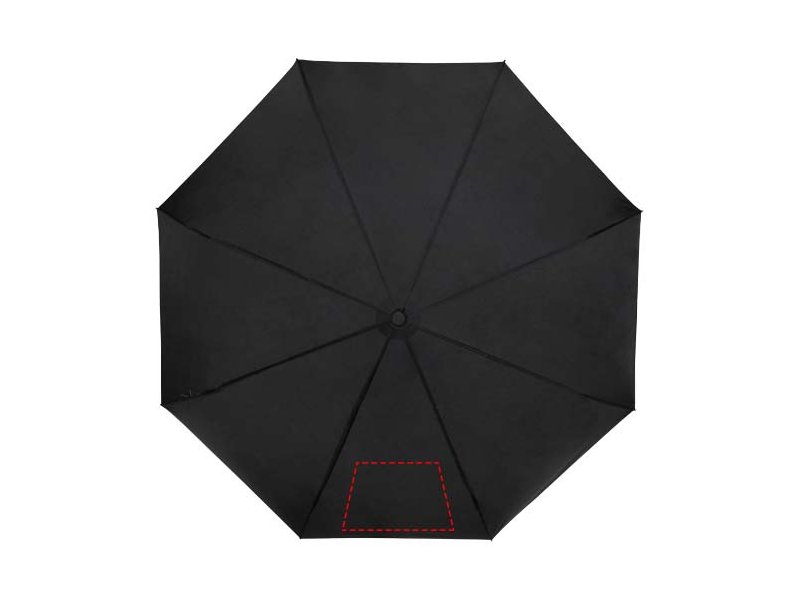 Birgit 21'' opvouwbare windproof gerecyclede PET-paraplu