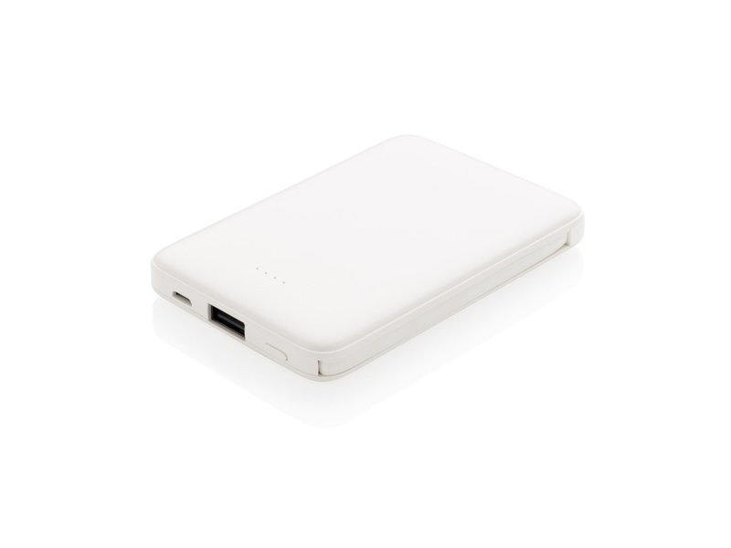 5.000 mAh zakformaat powerbank met geïntegreerde kabels 5.000 mAh zakformaat powerbank met geïntegreerde kabels
