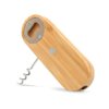 Multifunctionele bamboe flesopener