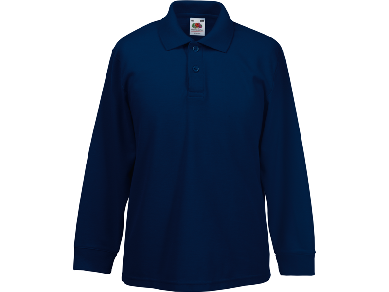 Fruit of the Loom 65/35 Kids' long sleeve polo shirt