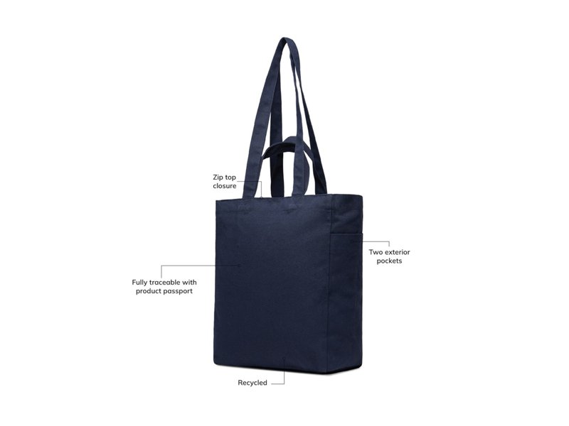 VINGA Hilo AWARE™ gerecycled canvas tas met ritssluiting VINGA Hilo AWARE™ gerecycled canvas tas met ritssluiting