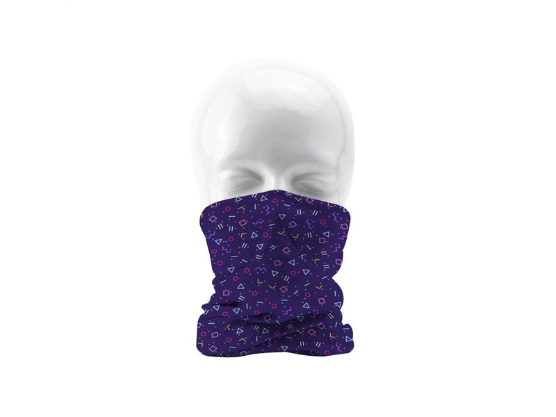 Bandana RPET multifunctionele sjaal met all-over opdruk