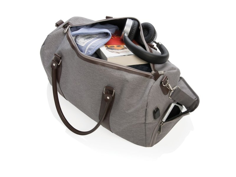 Weekendtas met USB oplaadpunt Weekendtas met USB oplaadpunt
