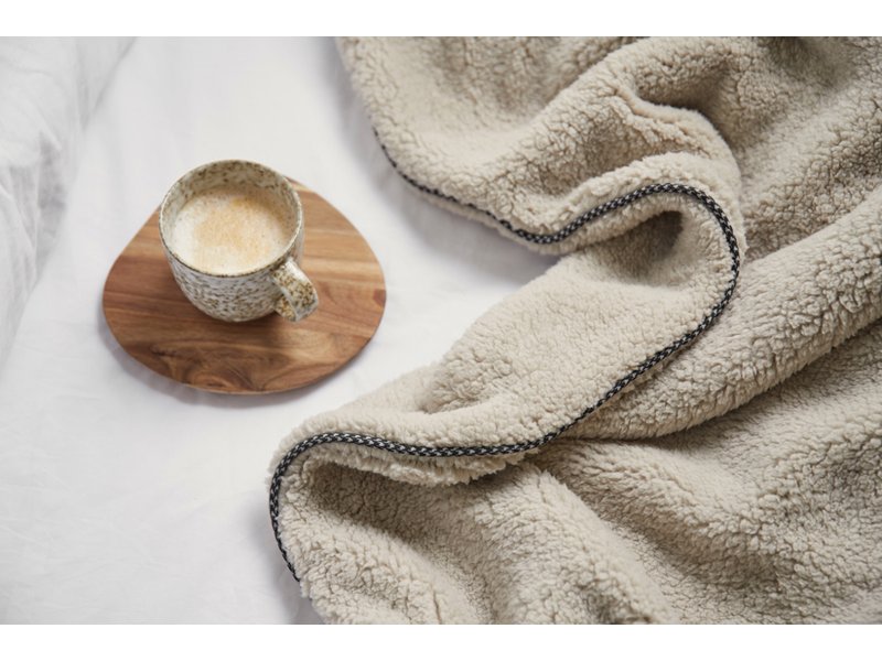 VINGA Maine GRS recycled polyester dubbellaags deken VINGA Maine GRS recycled polyester dubbellaags deken