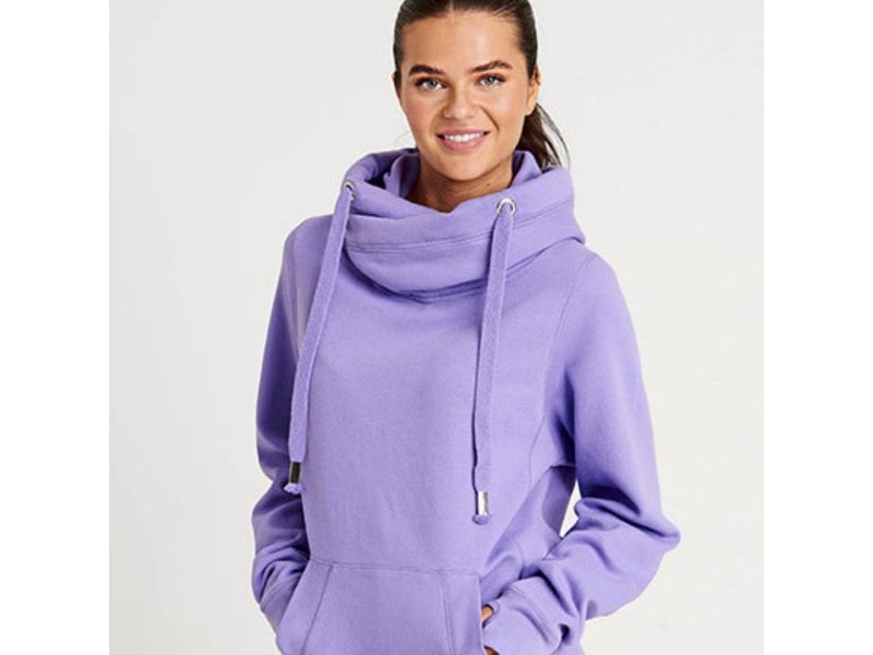 Just Hoods - Cross Neck Hoodie