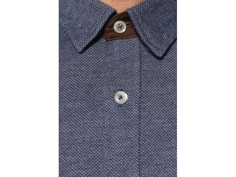 Kariban Jacquard overhemd lange mouwen Kariban Jacquard overhemd lange mouwen