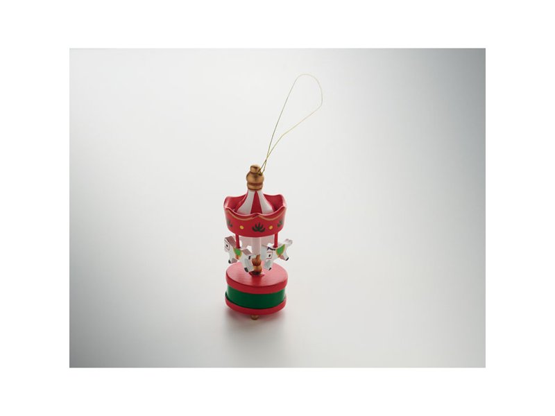 Houten carrousel ornament