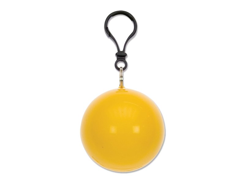 Bal met regenponcho