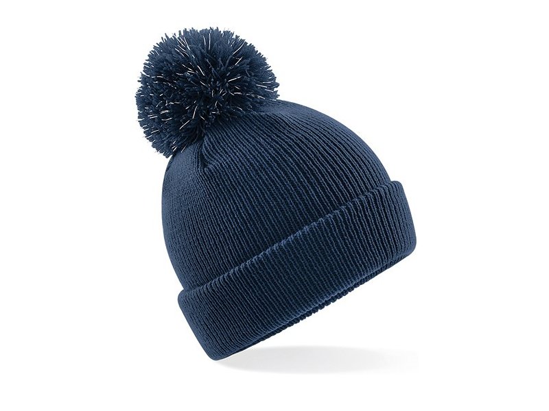 Beechfield - Junior Reflective Bobble Beanie Beechfield - Junior Reflective Bobble Beanie
