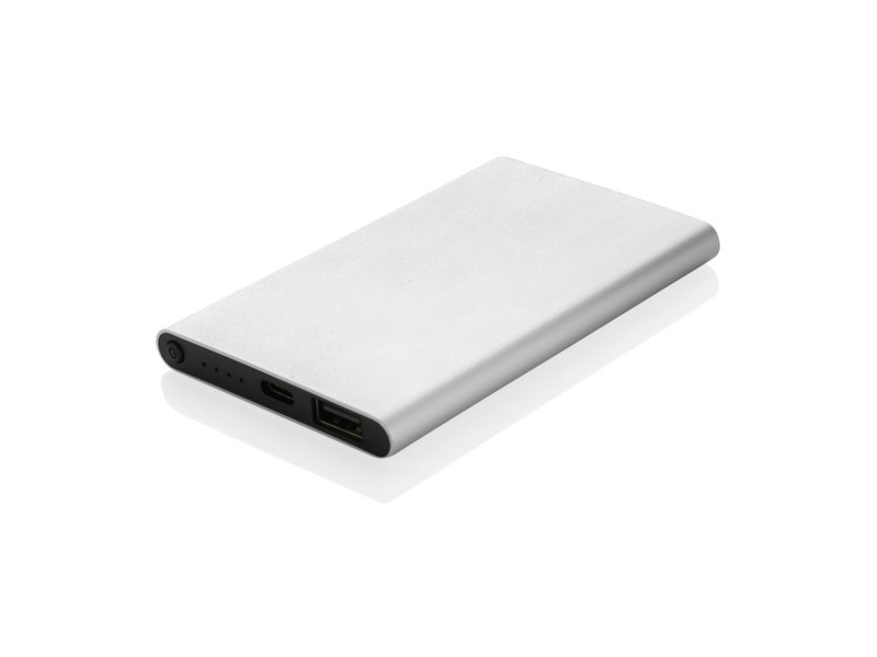 RCS gerecycled plastic/alu 4000 mah powerbank met type C