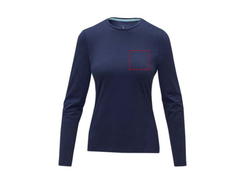 Ponoka biologisch dames t-shirt met lange mouwen| TotZiens Ponoka biologisch dames t-shirt met lange mouwen| TotZiens