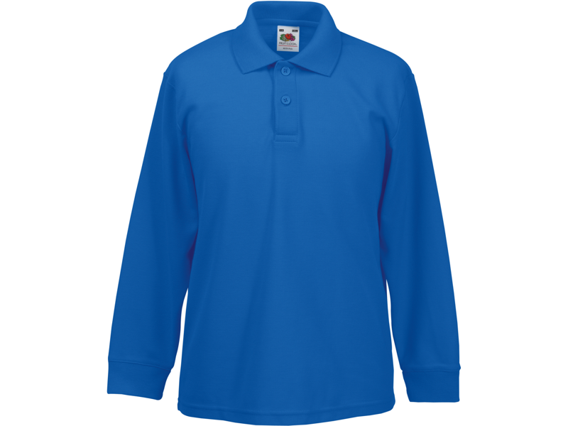 Fruit of the Loom 65/35 Kids' long sleeve polo shirt